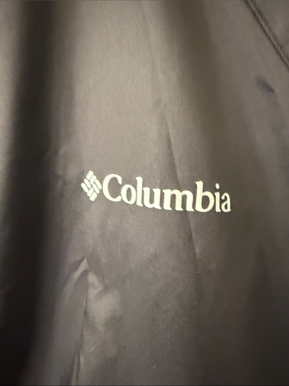 Columbia Women’s Black Hooded Windbreaker - Picture 2 of 3